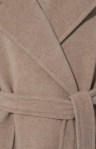 Пальто из шерсти и кашемира CINZIA ROCCA бежевого цвета по цене 72250 руб., арт. VR21801/64D3, фото 5 Пальто из шерсти и кашемира CINZIA ROCCA, арт. VR21801/64D3, фото 5