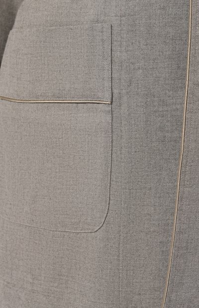 Халат из хлоп ка и шерсти ZIMMERLI, арт. 4600-13200, фото 5