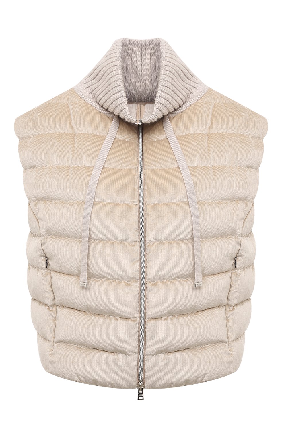 Пуховый жилет из вельвета HERNO, арт. PI00123DR/12631, фото 1