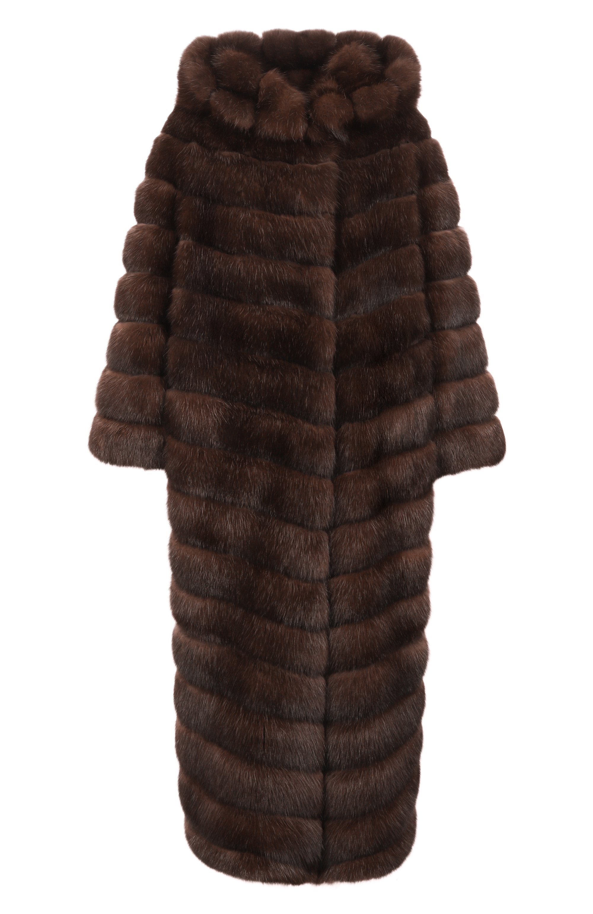 Шуба из соболя VICTORIA KUSENKOVA коричневого цвета по цене 10494000 руб., арт. 703300004678, фото 1 Шуба из соболя VICTORIA KUSENKOVA, арт. 703300004678, фото 1