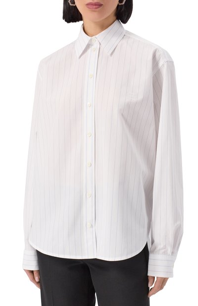 Хлопковая рубашка TOTEME, арт. 252-WRT0356-FB0076, фото 3