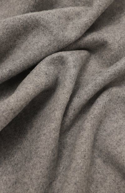 Шерстяной шарф MOSCHINO серого цвета по цене 11100 руб., арт. 50124/M5783, фото 3 Шерстяной шарф MOSCHINO, арт. 50124/M5783, фото 3