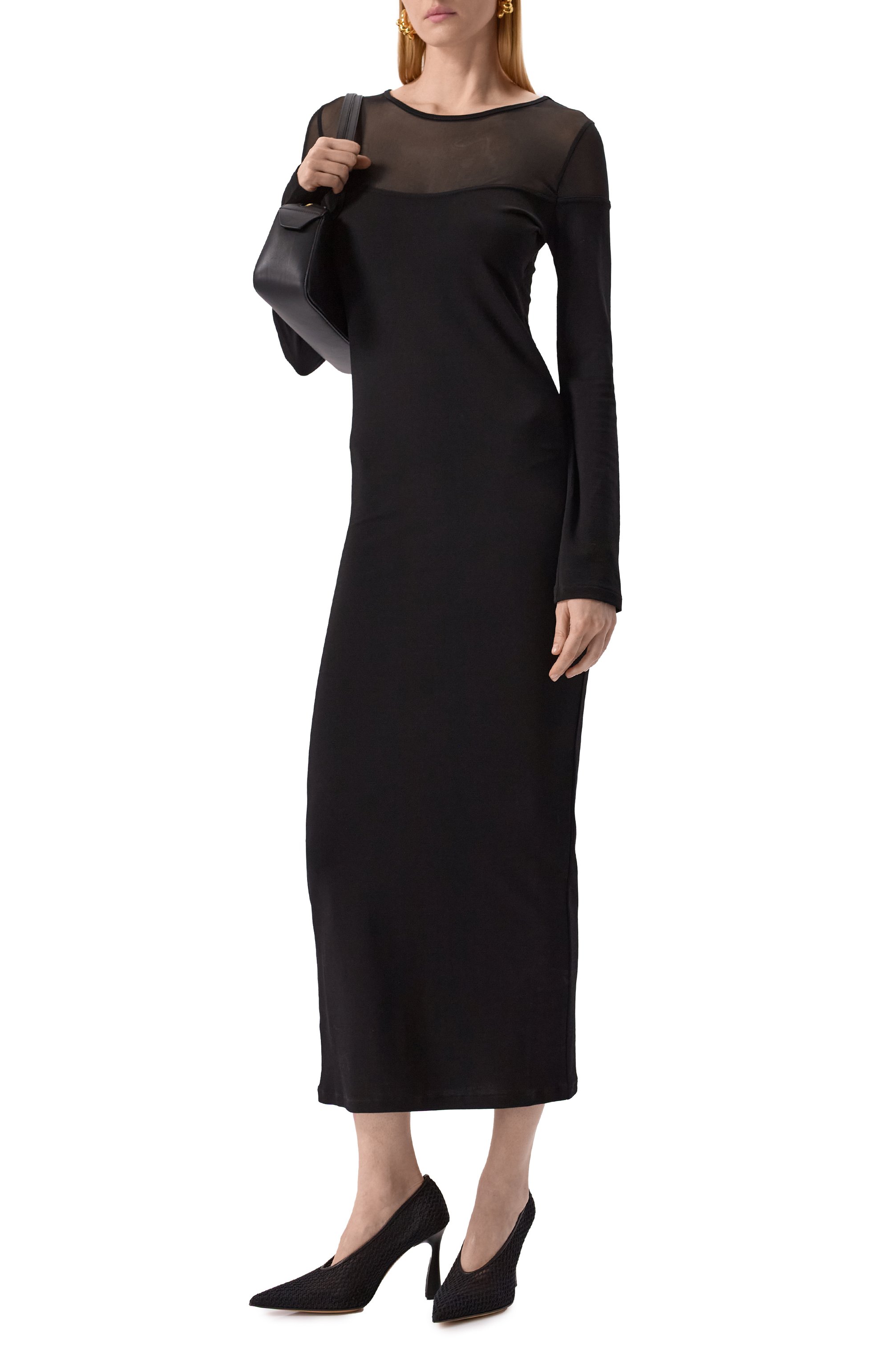 Платье из вискозы и хлопка IRO, арт. WP33DANIA, фото 3