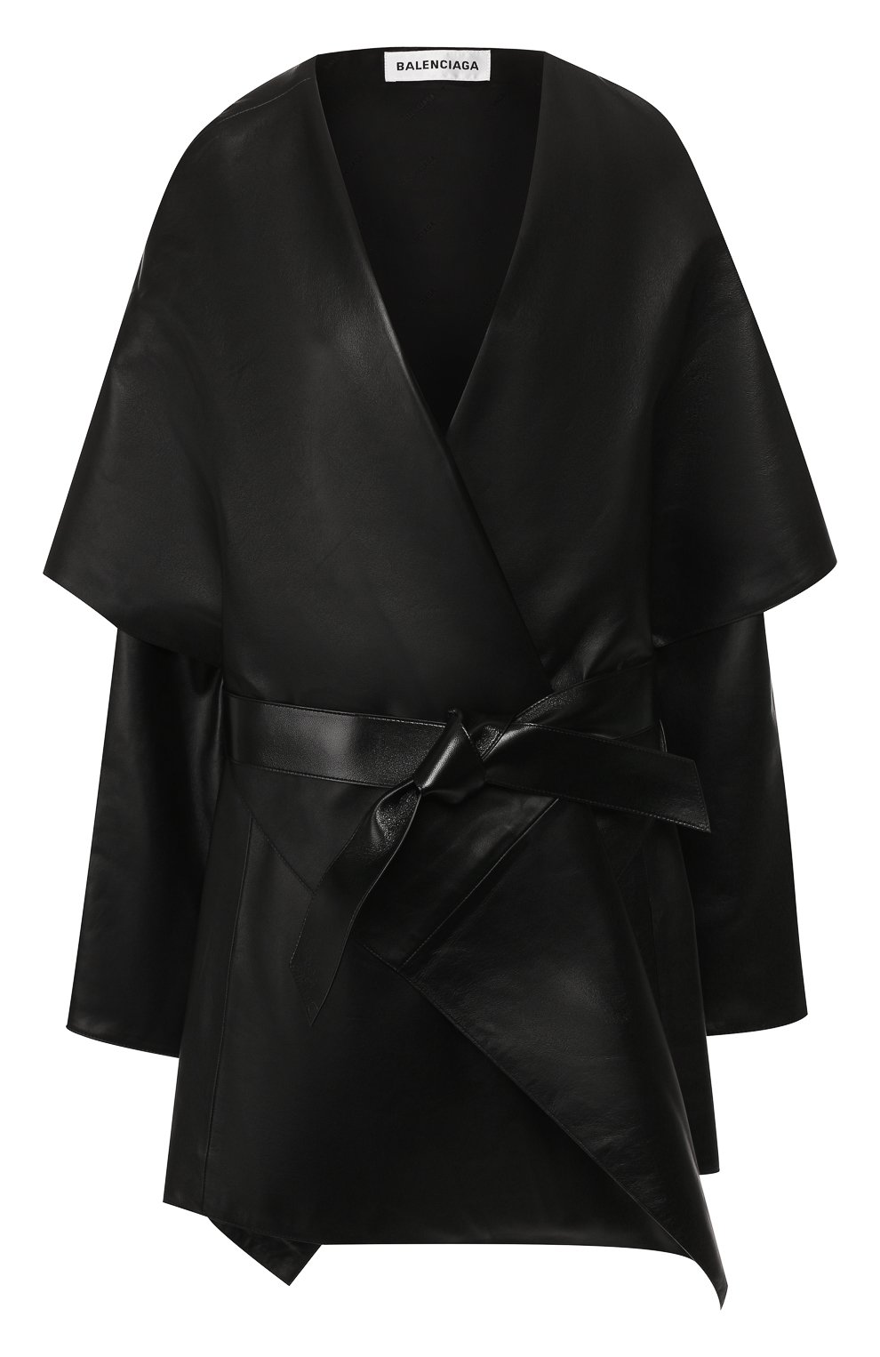 Кожаное пальто incognito BALENCIAGA, арт. 594481/TGS07, фото 1
