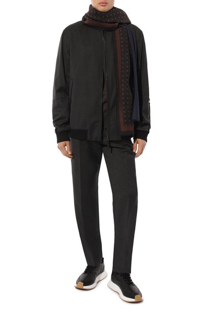 Шарф из шерсти и шелка CORNELIANI, арт. 92B345-3829021, фото 3