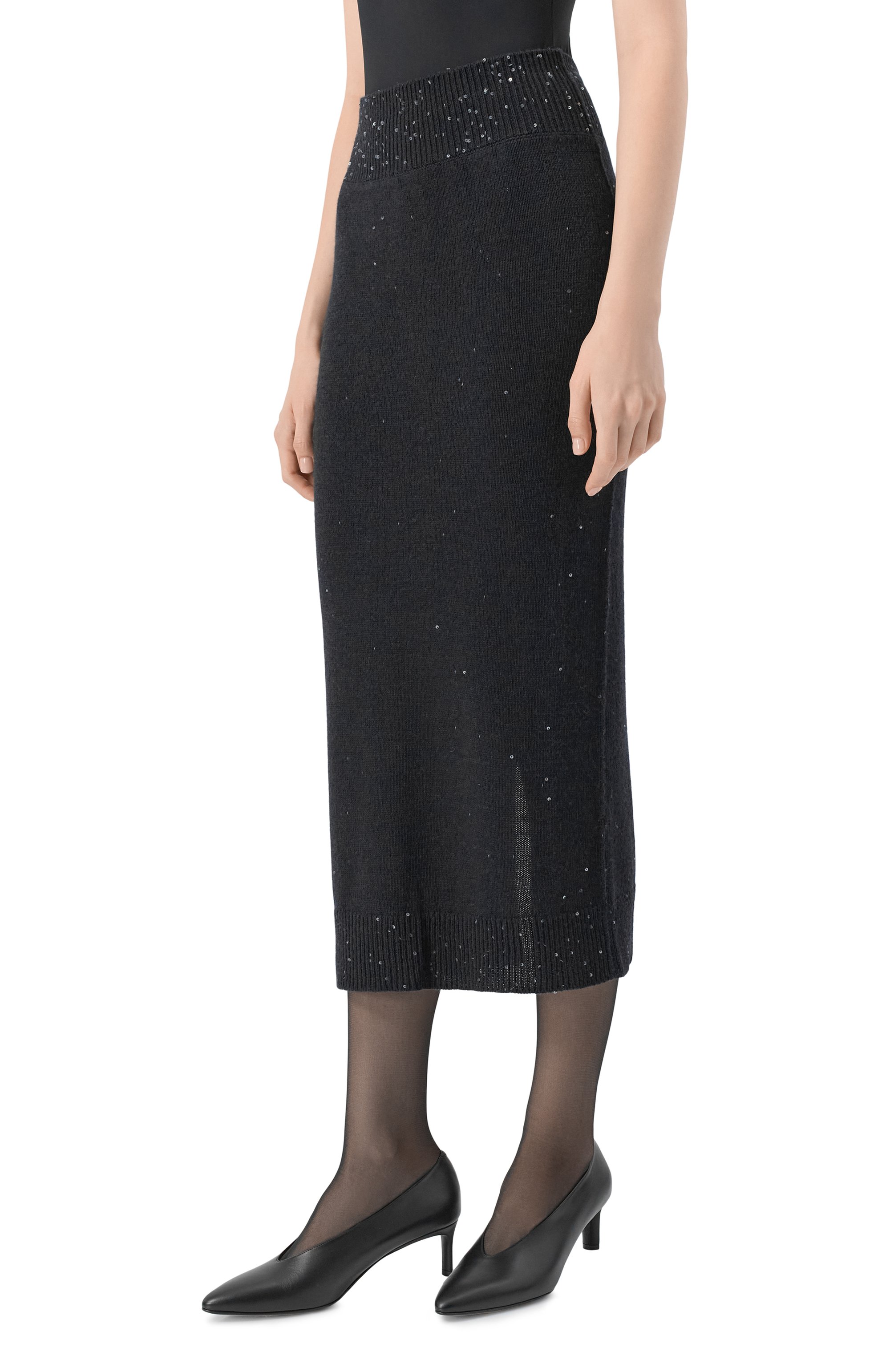 Юбка из шерсти и кашемира LORENA ANTONIAZZI, арт. SM15A/2989, фото 3