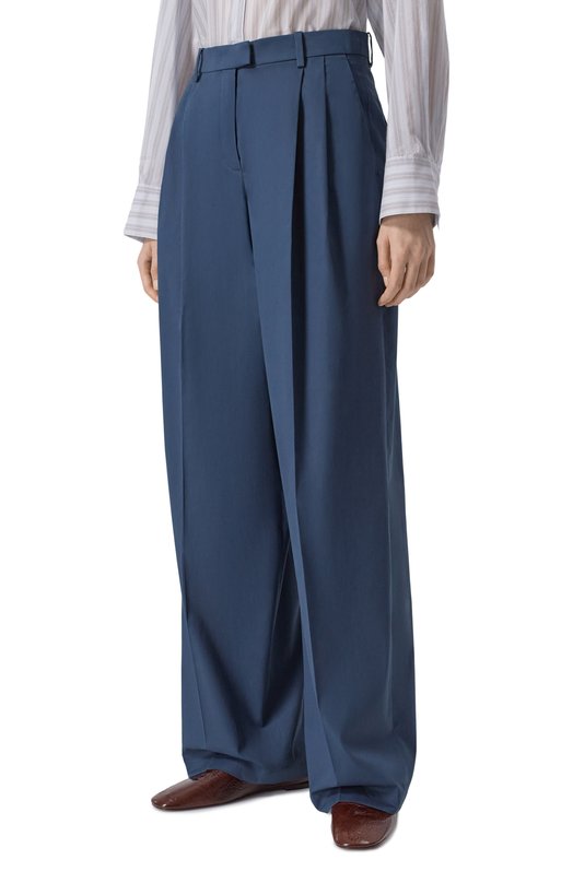 Хлопковые брюки 12 STOREEZ 137390 Синий  137390 Фото 3