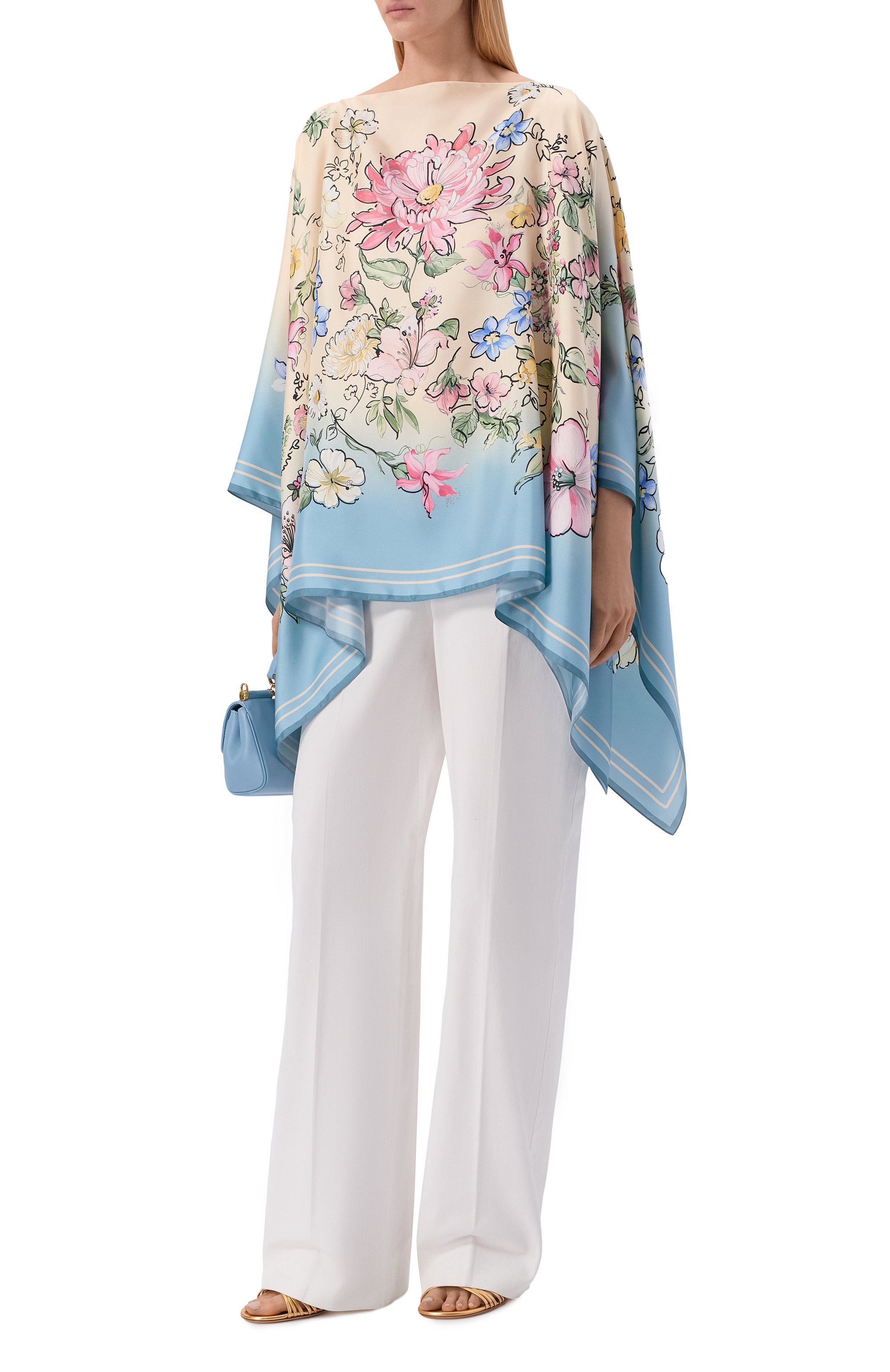 Шелковый топ ELIE SAAB, арт. 710010413, фото 2