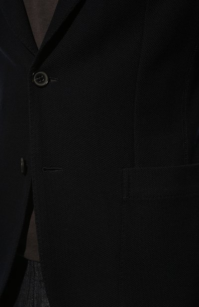 Пиджак из шерсти и хлопка ZEGNA, арт. UYC60/SYF, фото 5