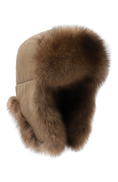 Шапка-ушанка майкл из кашемира и меха соболя FURLAND, арт. 0201414210029100016, фото 4