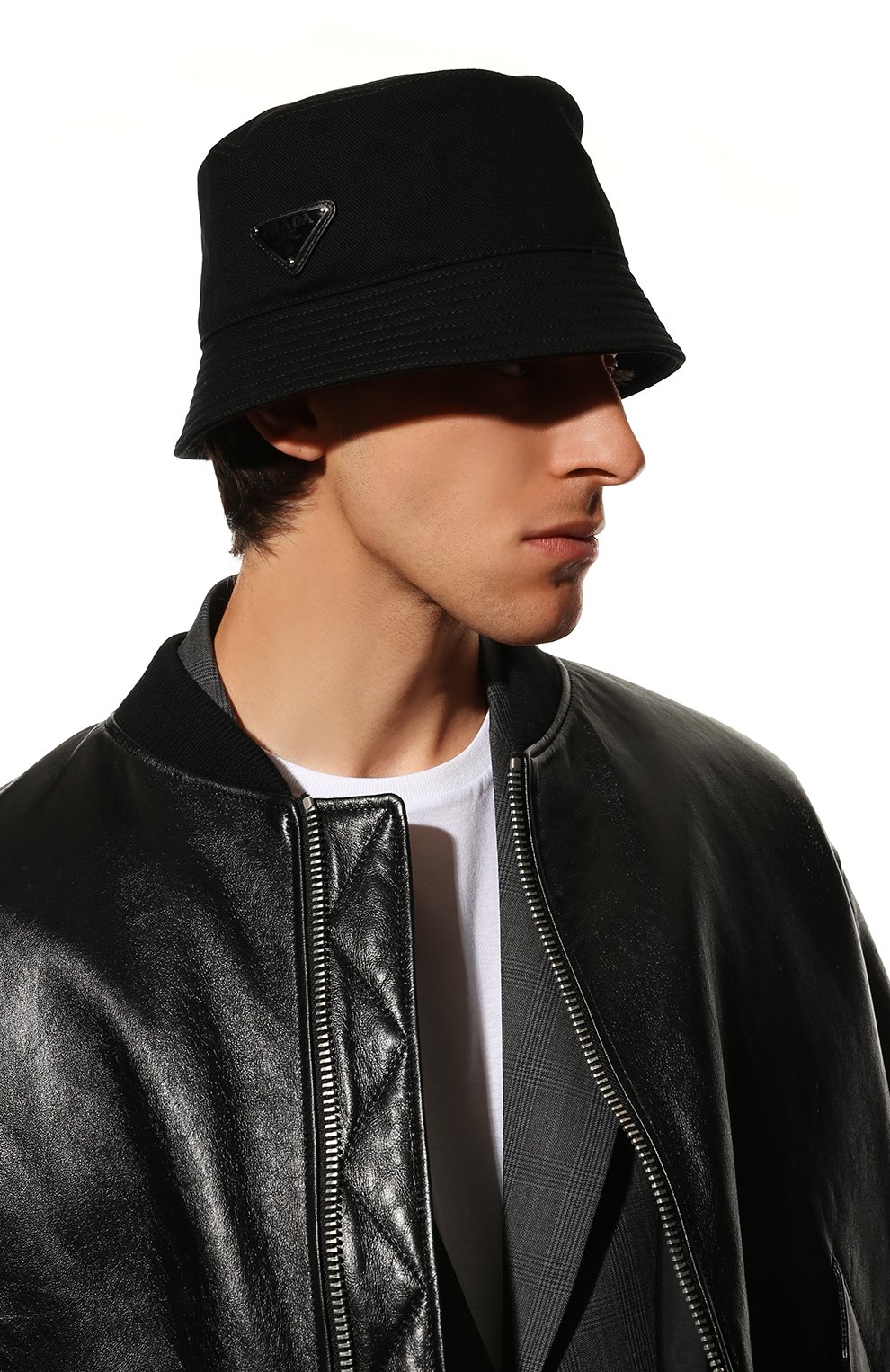 Хлопковая панама PRADA, арт. 2HC137-2DXI-F0002, фото 2