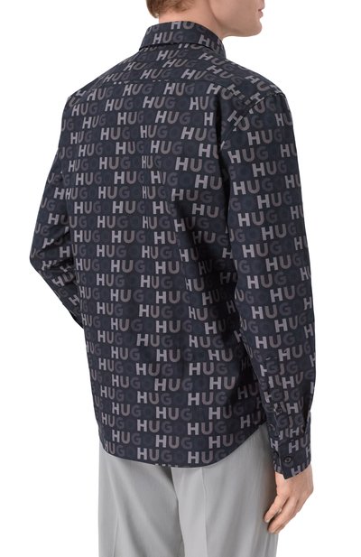 Хлопковая рубашка HUGO, арт. 50555775, фото 4