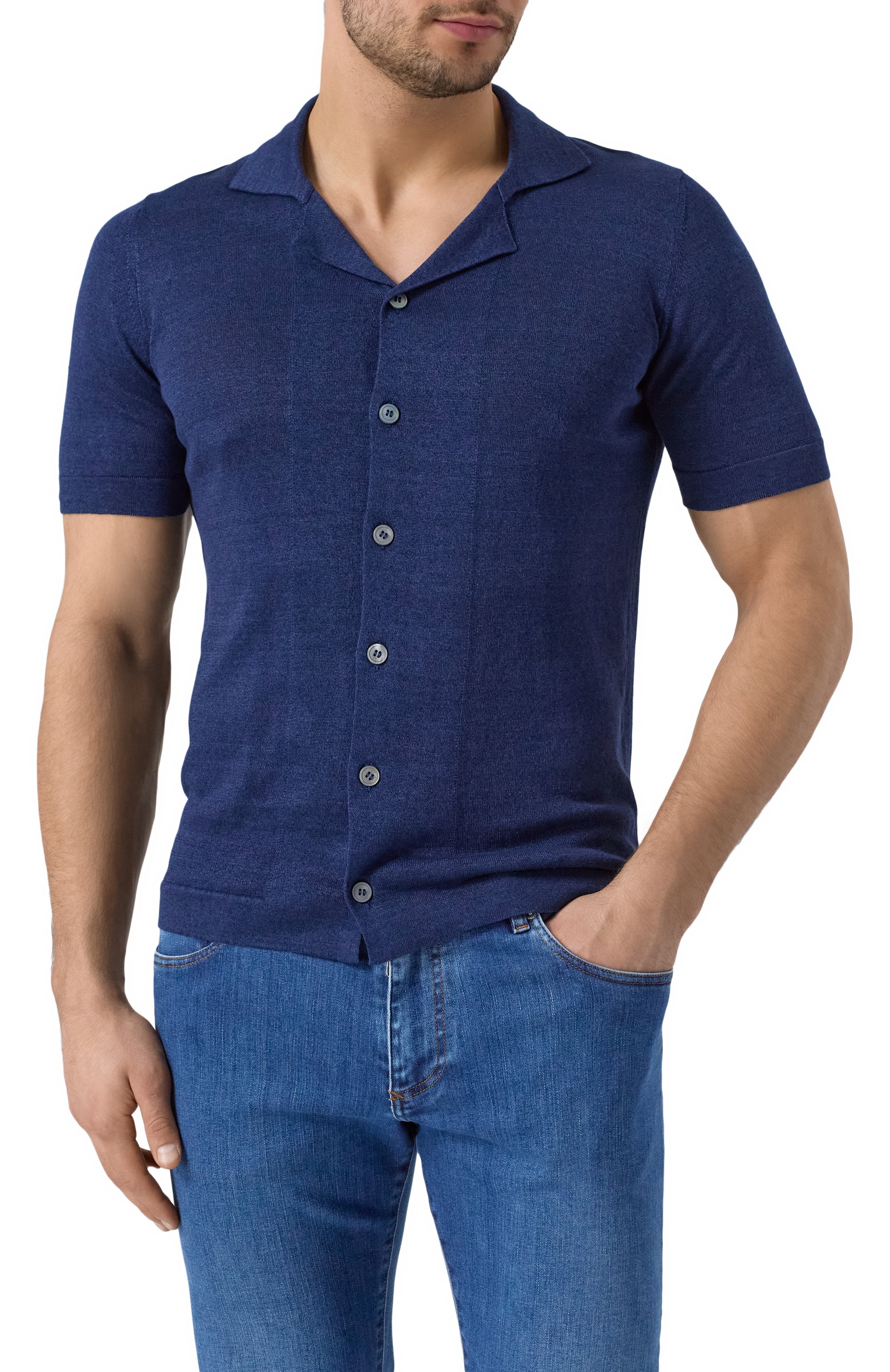 Рубашка и зо льна и хлопка GRAN SASSO, арт. 57184/18637, фото 3