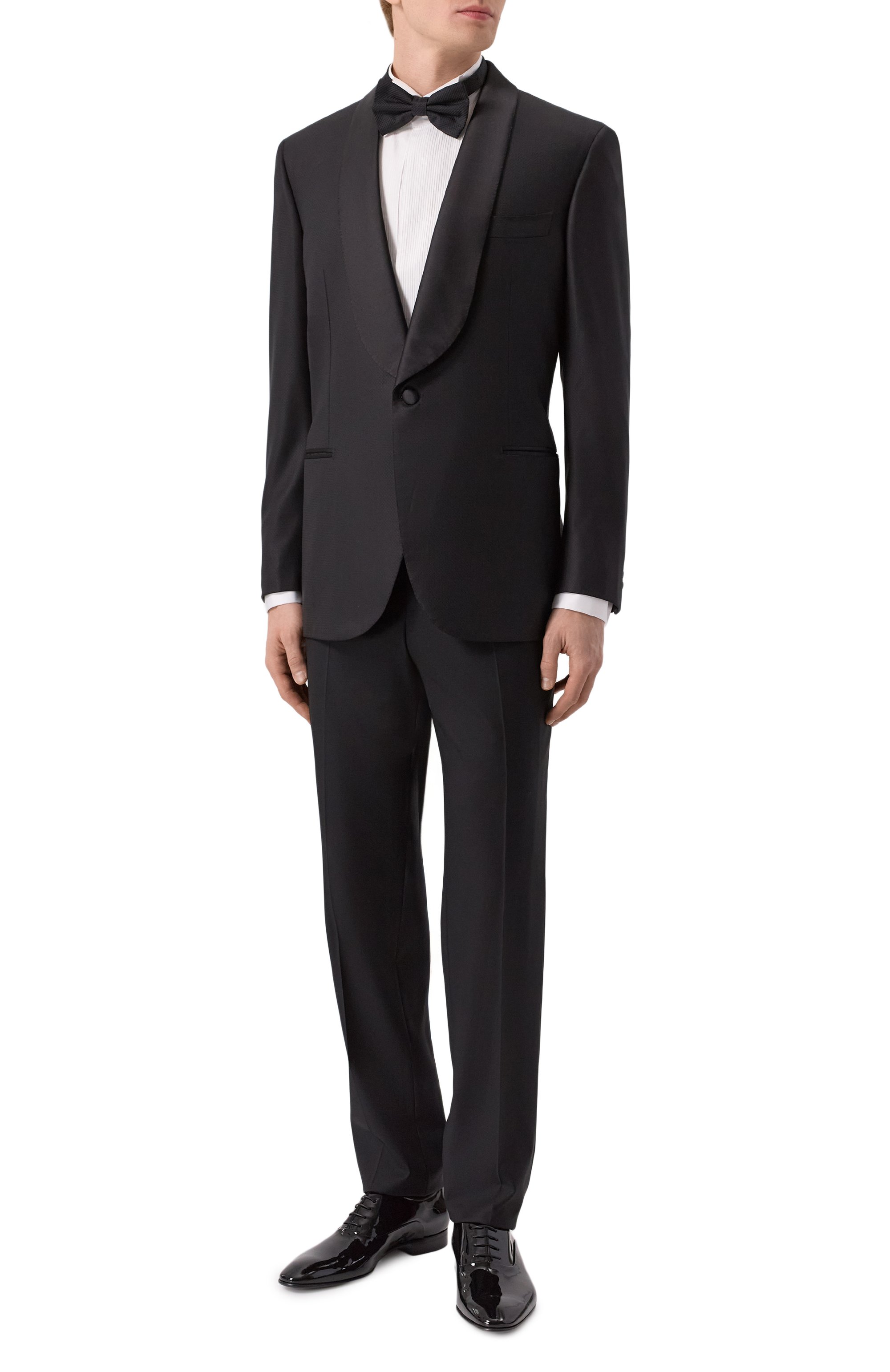 Смокинг из шерсти и шелка ZILLI, арт. PTU005M024780079F, фото 2