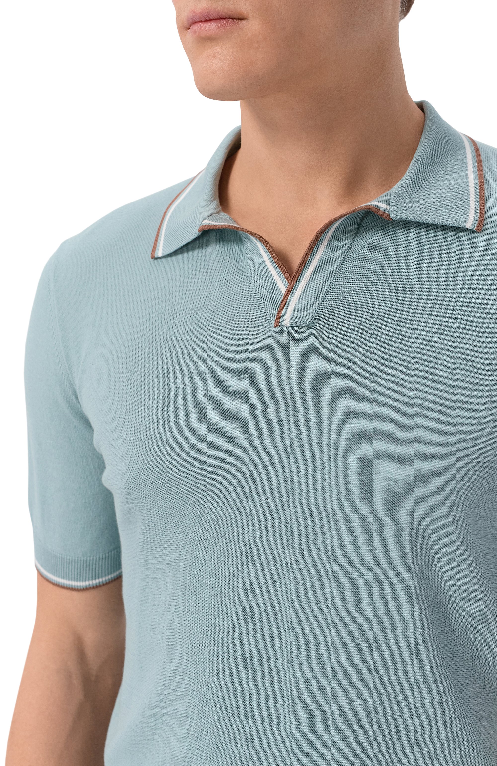 Хлопковое поло GRAN SASSO, арт. 57132/20688, фото 5