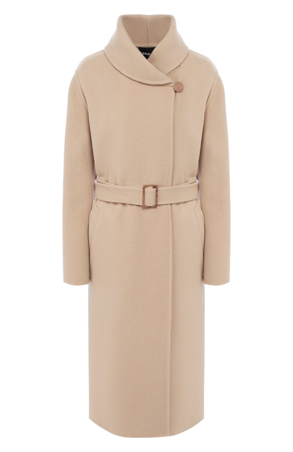 Шерстяное пальто GIORGIO ARMANI коричневого цвета по цене 352500 руб., арт. 9WH0L02N/T008G, фото 1 Шерстяное пальто GIORGIO ARMANI, арт. 9WH0L02N/T008G, фото 1