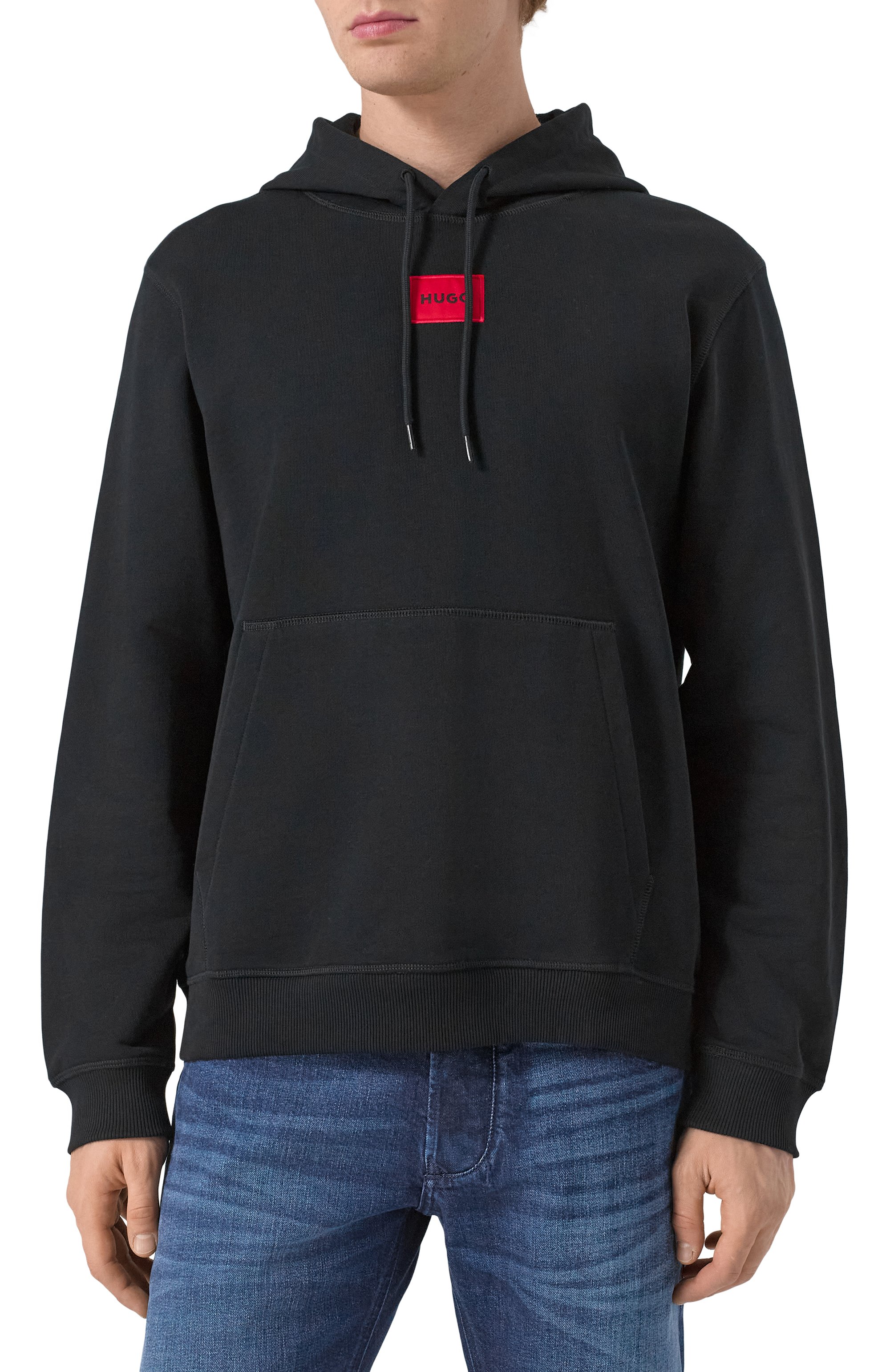 Хлопковое худи HUGO, арт. 50458700, фото 3