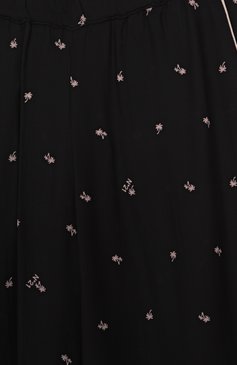 Детские брюки из вискозы N21 черного цвета, арт. N2101L/N0401 | Фото 3 (Нос: Не проставлено; Материал внешний: Вискоза; Случай: Повседневный; Автоматизация состава: Проставлено; Ростовка одежда: 16 лет | 164 см, 10 - 11 лет | 140 - 146см, 13 - 15 лет | 158 см, 8 лет | 128 см)