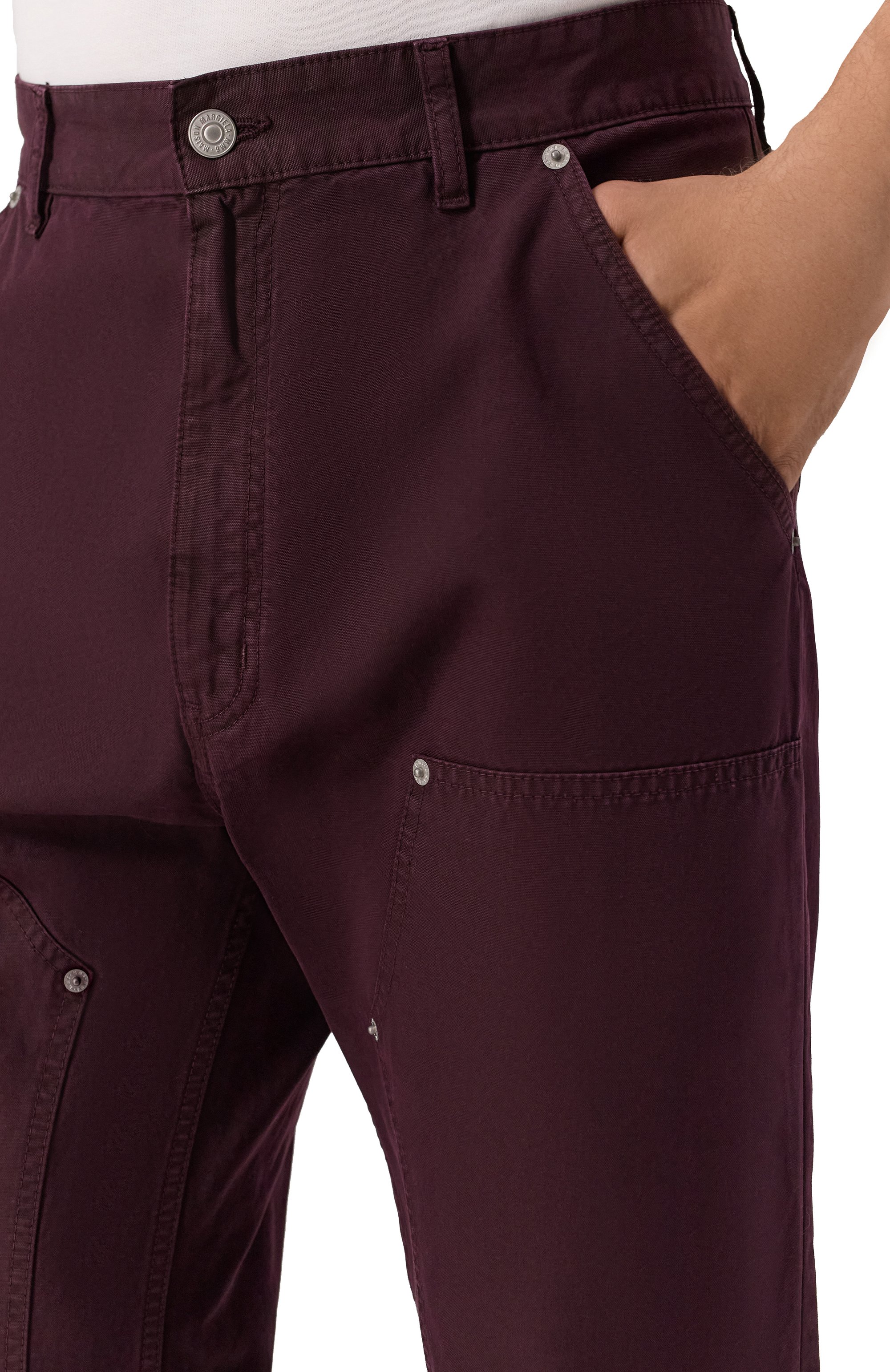 Хлопковые брюки MM6, арт. SH2LA0044/S78548, фото 5