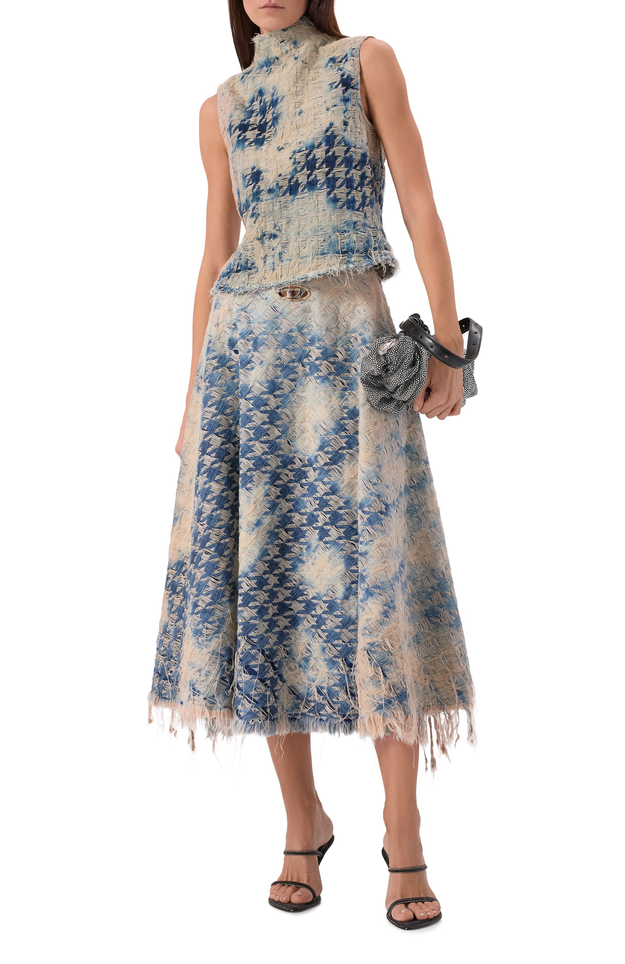 Хлопковая юбка DIESEL, арт. A20669/0CEBI, фото 2