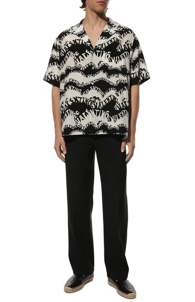 Кожаные эспадрильи SAINT LAURENT, арт. 509616/0AS00, фото 2