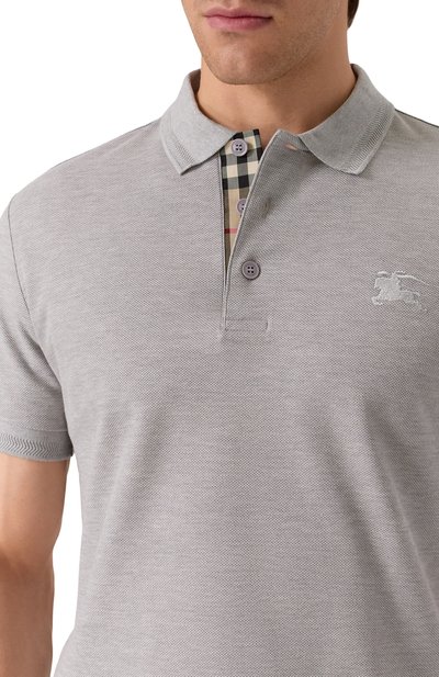 Хлопковое поло BURBERRY, арт. 8099168, фото 5