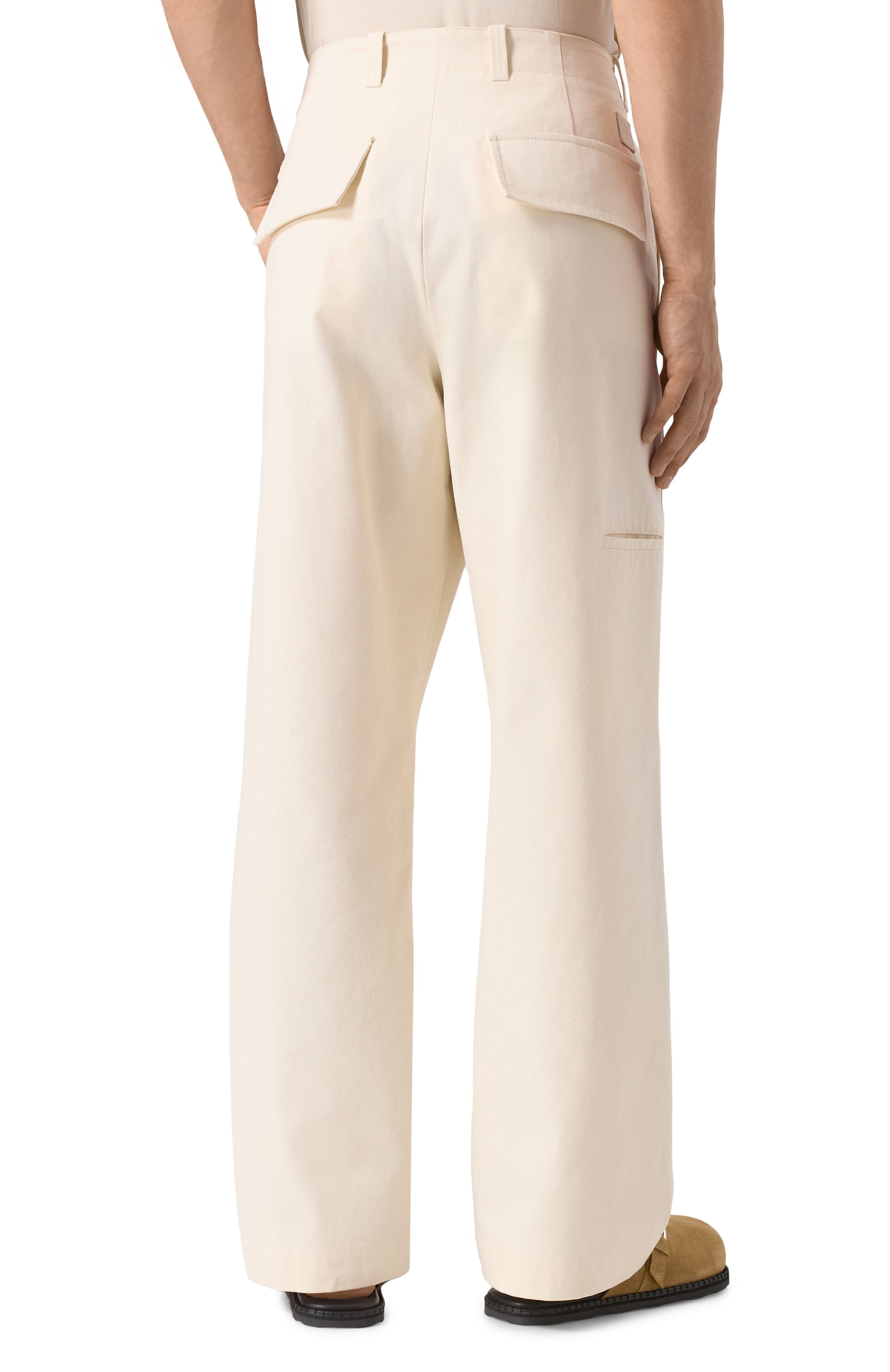 Хлопковые брюки JIL SANDER, арт. J47KA0269-J45267, фото 4