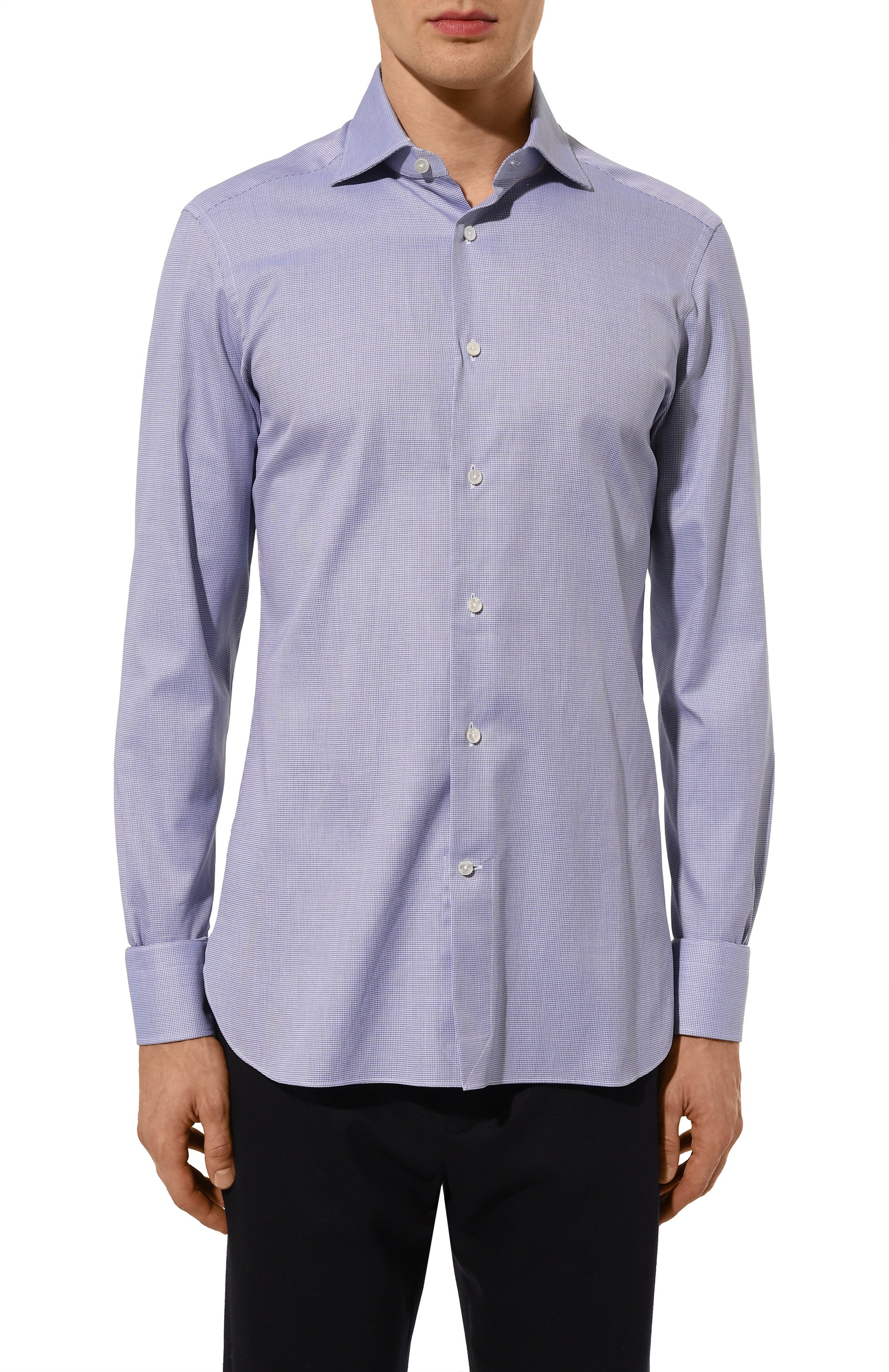 Хлопковая сорочка ZEGNA, арт. 501035A5/9MS0BA432, фото 3