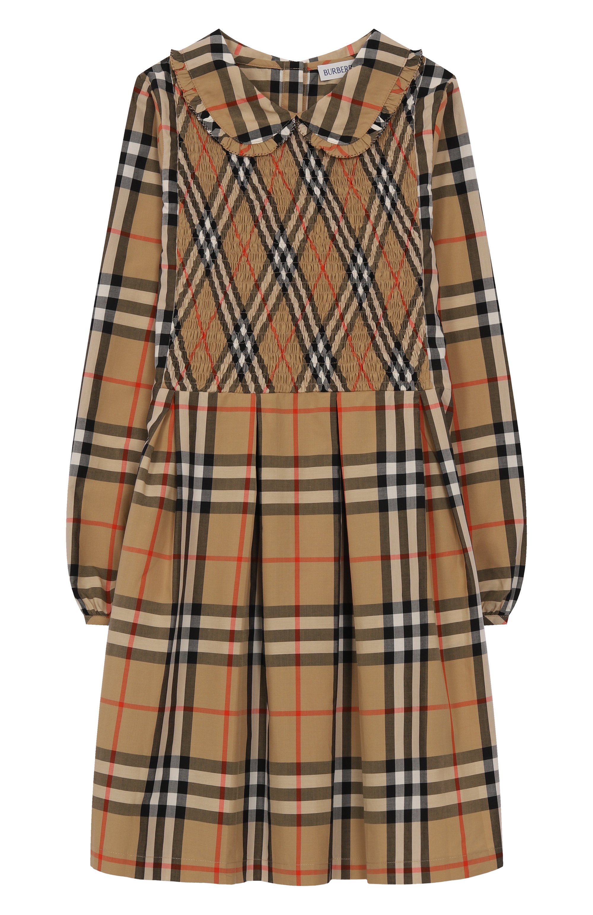 Хлопковое платье BURBERRY, арт. 8108991, фото 1