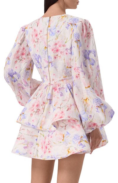 Льняное платье YVON белого цвета по цене 99800 руб., арт. 0 250001, фото 4 Льняное платье YVON, арт. 0 250001, фото 4