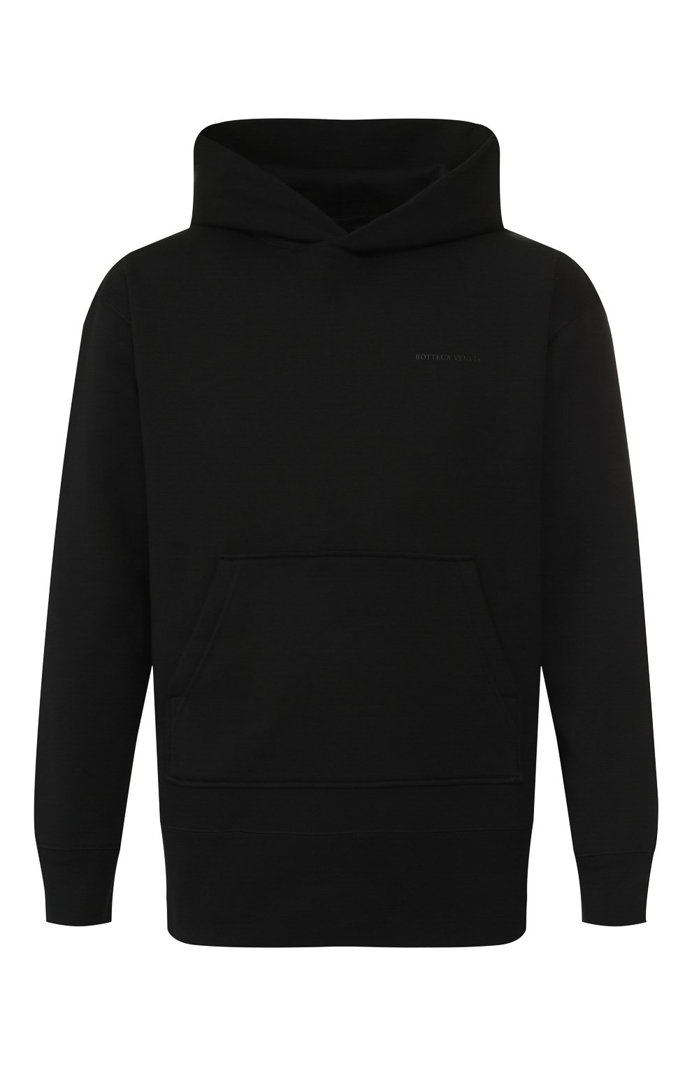 Хлопковое худи BOTTEGA VENETA черного цвета по цене 106000 руб., арт. 576777/VA8W0, фото 1 Хлопковое худи BOTTEGA VENETA, арт. 576777/VA8W0, фото 1