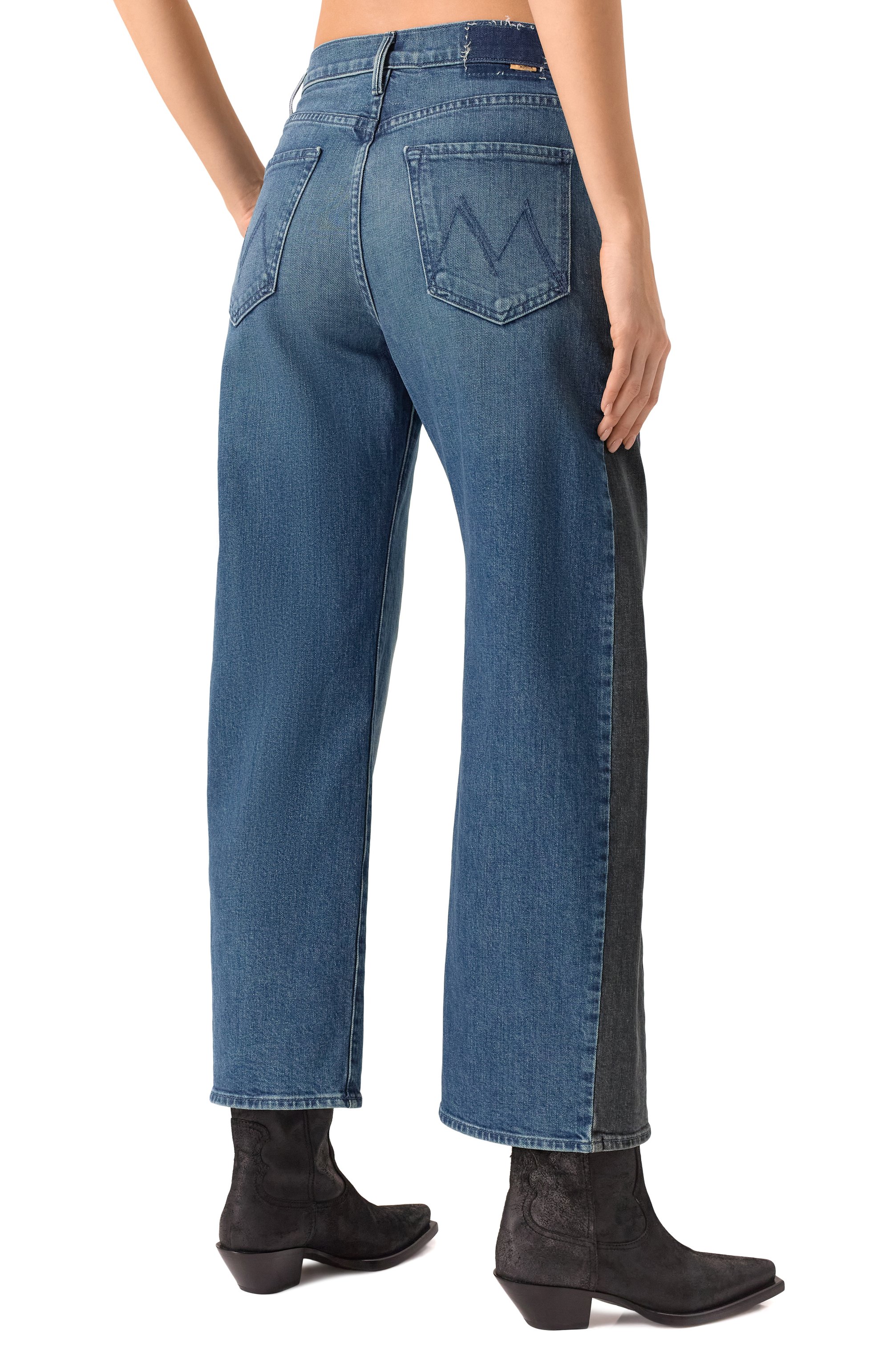 Джинсы MOTHER синего цвета по цене 45850 руб., арт. 10996-259, фото 4 Джинсы MOTHER, арт. 10996-259, фото 4