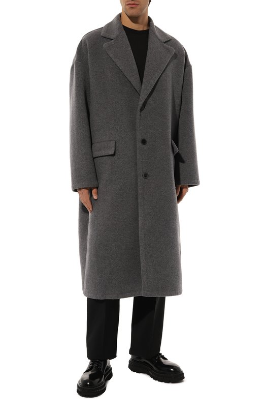 Пальто из шерсти и кашемира Valentino 5V0CAI70AED Серый  5V0CAI70AED Фото 3