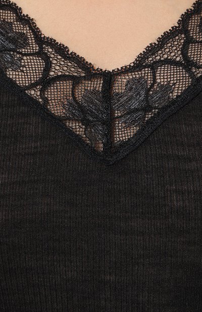 Лонгслив из шерсти и шелка HANRO, арт. 070974, фото 5