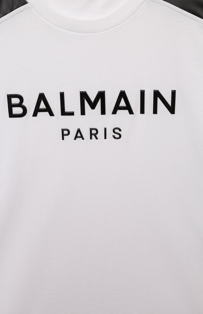 Хлопковая футболка BALMAIN, арт. BV8Q81, фото 3