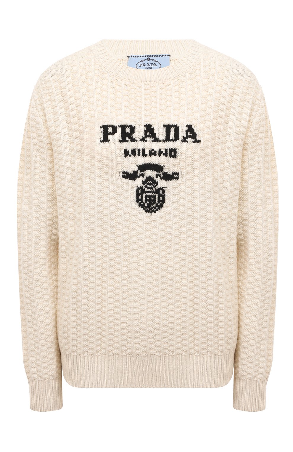 Кашемировый свитер PRADA, арт. P24M2L-10F0-F0009-212, фото 1