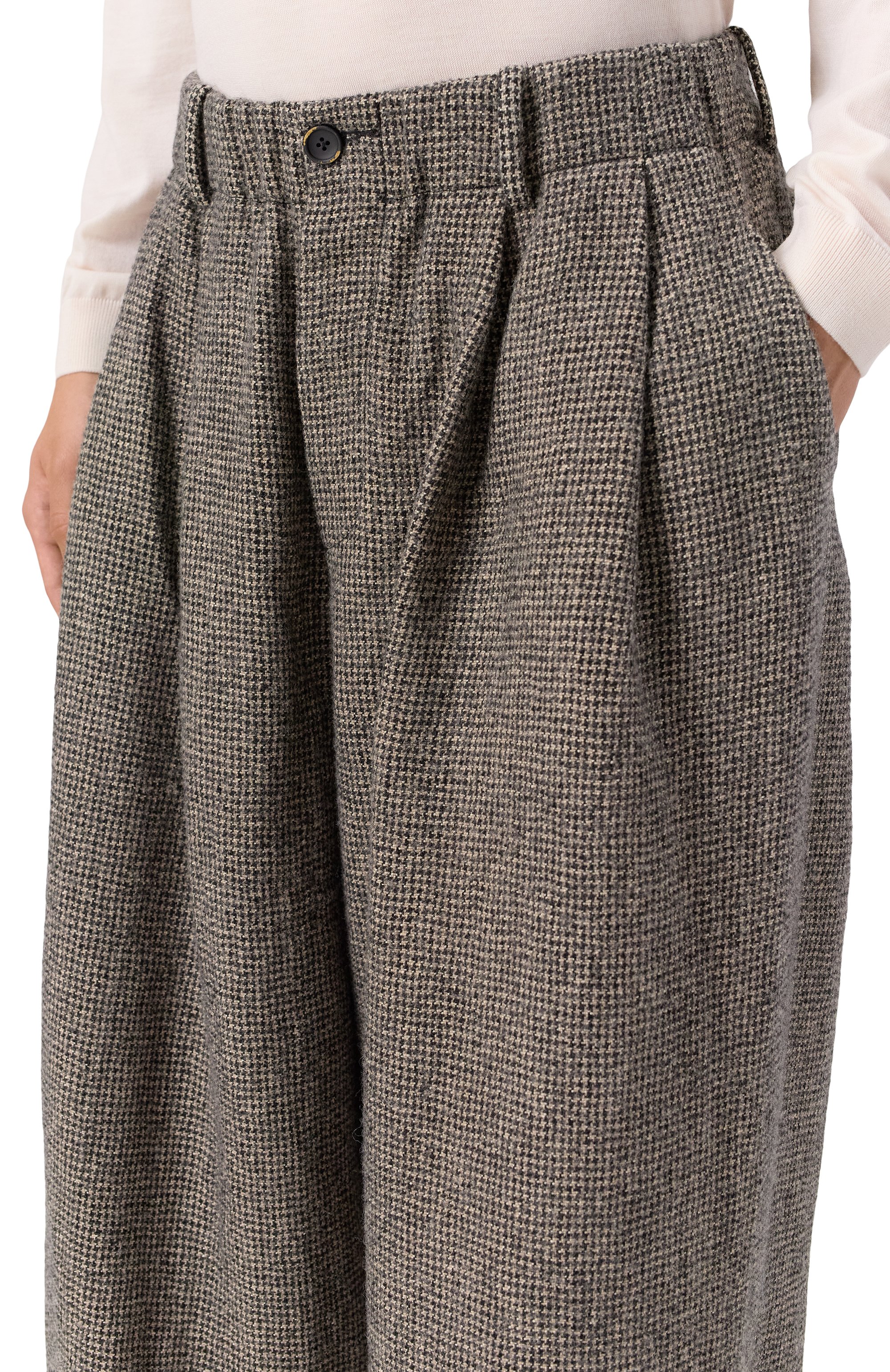 Брюки изо льна и шерсти UMA WANG, арт. UM3521, фото 5