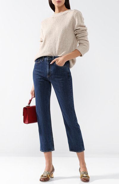 Туфли из кожи питона на устойчивом каблуке GUCCI, арт. 498882/LU030, фото 2