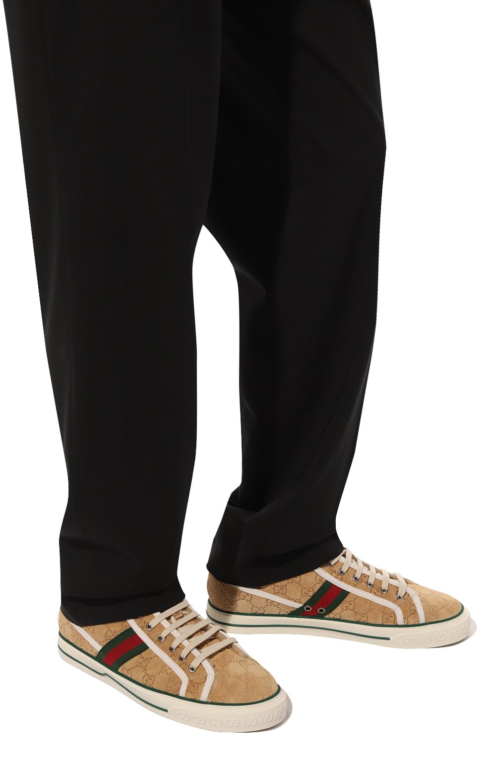 Замшевые кеды tennis 1977 GUCCI, арт. 649335 UJ510, фото 3