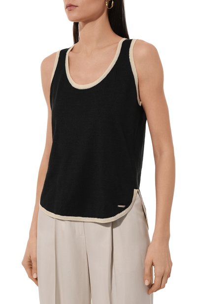 Топ изо льна и хлопка KITON, арт. D57732, фото 3