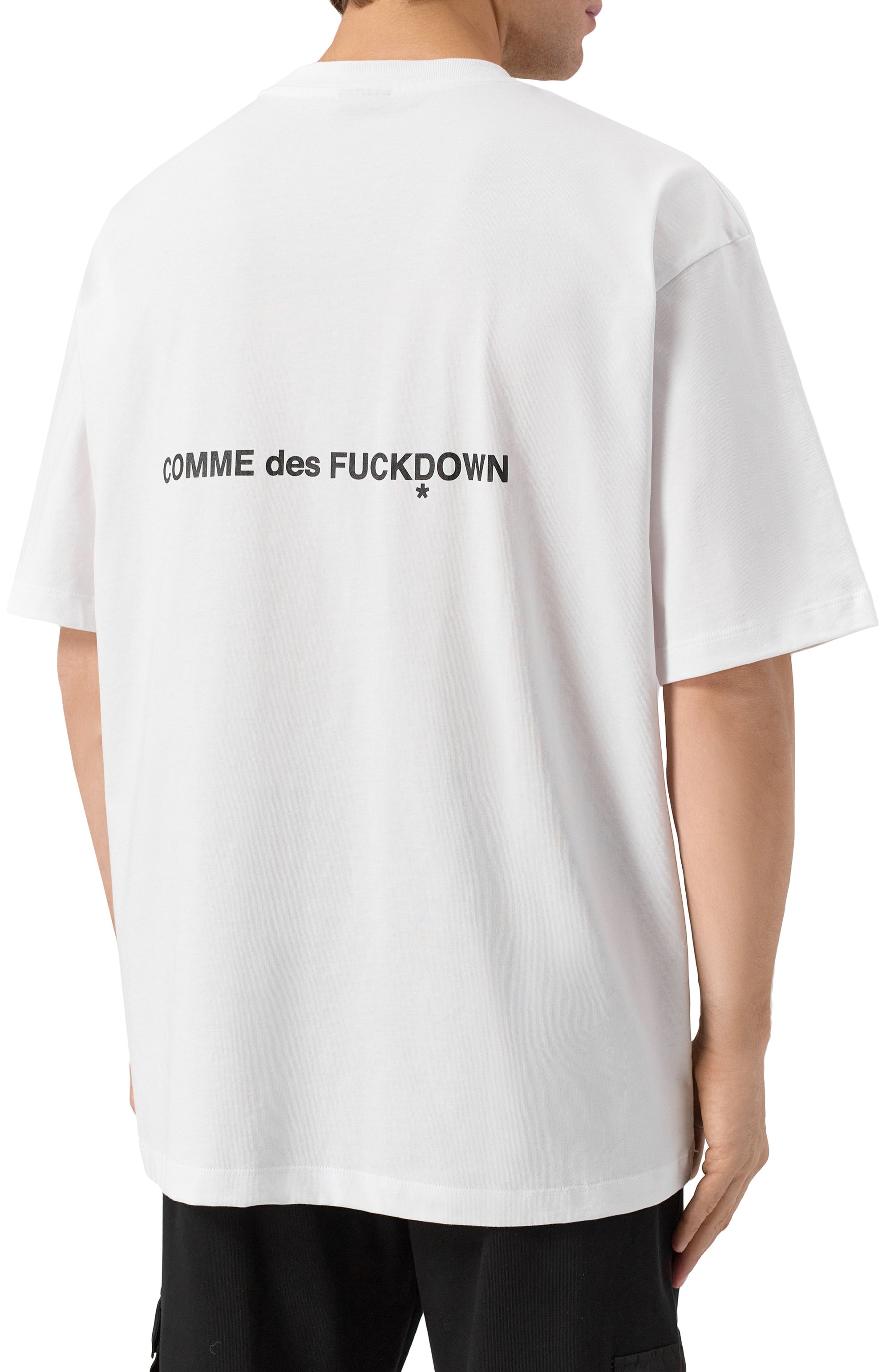 Хлопковая футболка COMME DES FUCKDOWN, арт. CFABM01851, фото 4