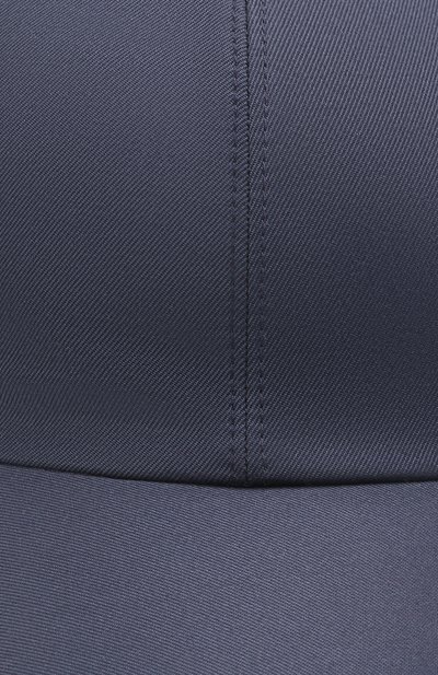 Шелковая бейсболка LORO PIANA синего цвета по цене 44950 руб., арт. FAL6119, фото 3 Шелковая бейсболка LORO PIANA, арт. FAL6119, фото 3