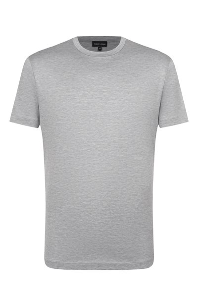 Футболка из шелка и хлопка GIORGIO ARMANI, арт. 3KSM77/SJZHZ, фото 1