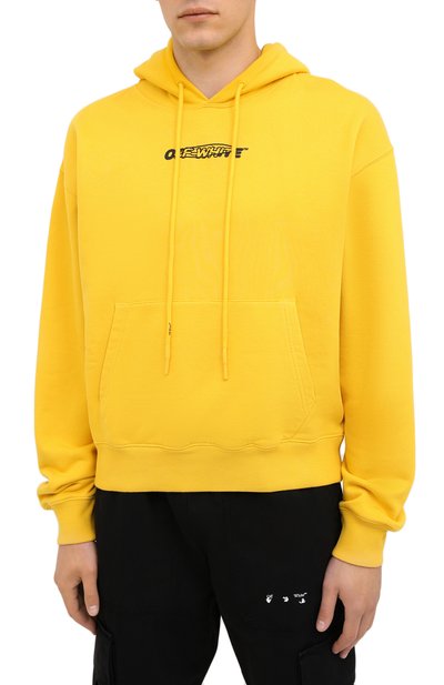 Хлопковое худи OFF-WHITE, арт. 0MBB037E20FLE0011810, фото 3
