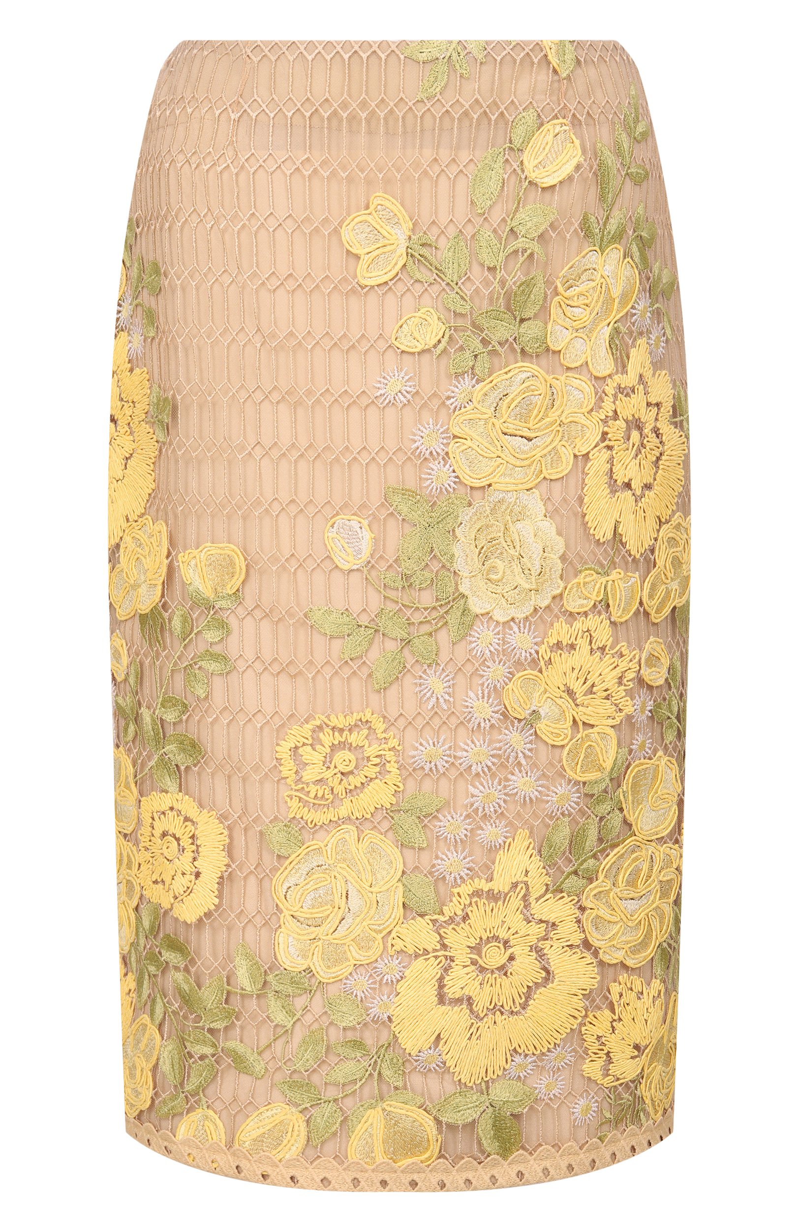 Юбка ELIE SAAB бежевого цвета по цене 272500 руб., арт. SK161NBC26/YRM01, фото 1 Юбка ELIE SAAB, арт. SK161NBC26/YRM01, фото 1