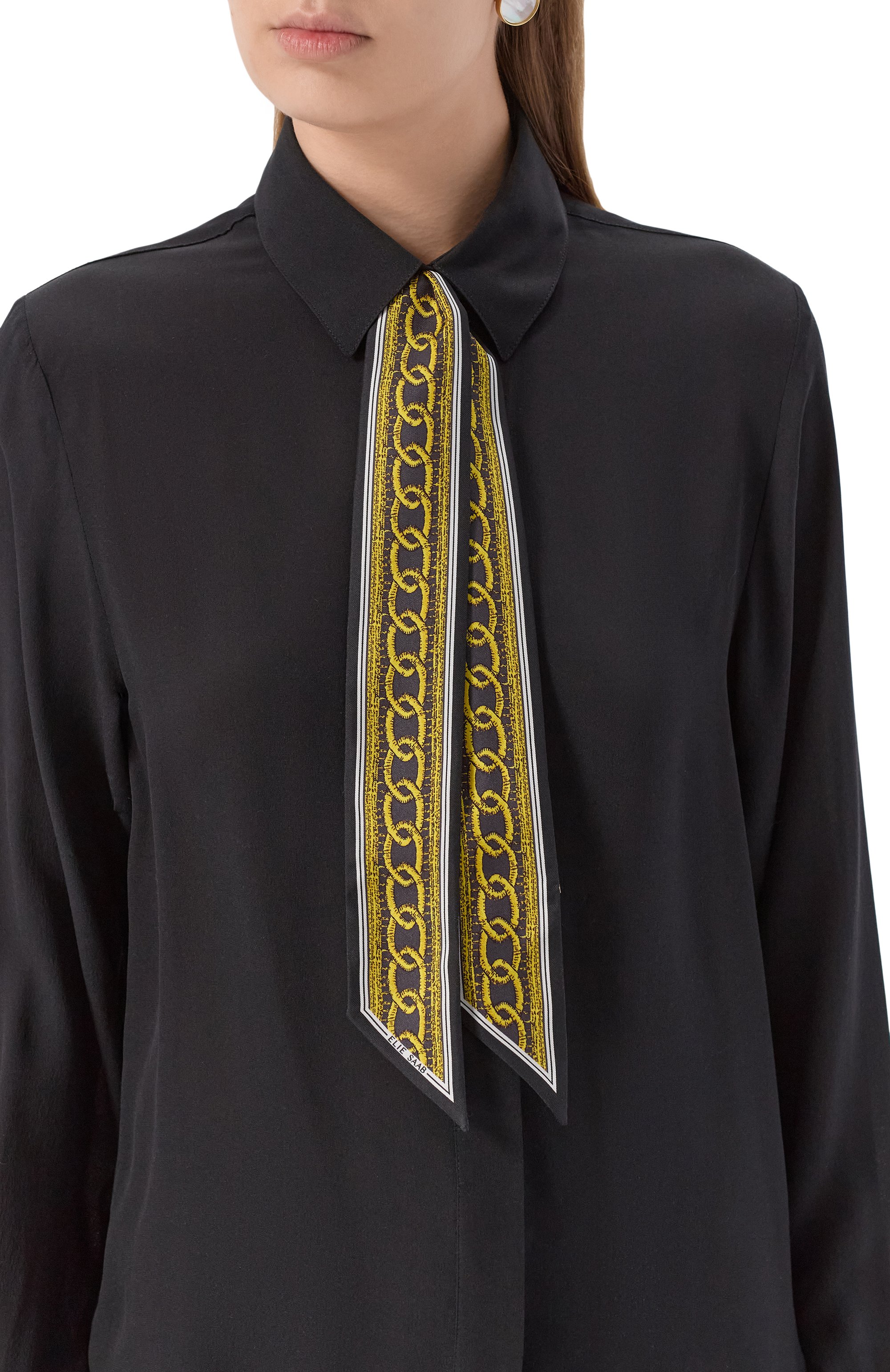 Шелковый шарф-твилли ELIE SAAB, арт. 710009405, фото 2