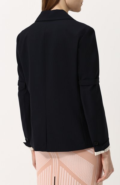 Однотонный жакет свободного кроя PRADA, арт. P506G-RO1-F0008, фото 4