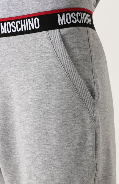 Хлопковые шорты с поясом на резинке MOSCHINO, арт. A4202/8106, фото 5