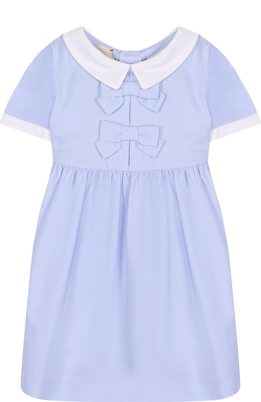 Хлопковое платье с бантами GUCCI, арт. 519492/XBE82, фото 1