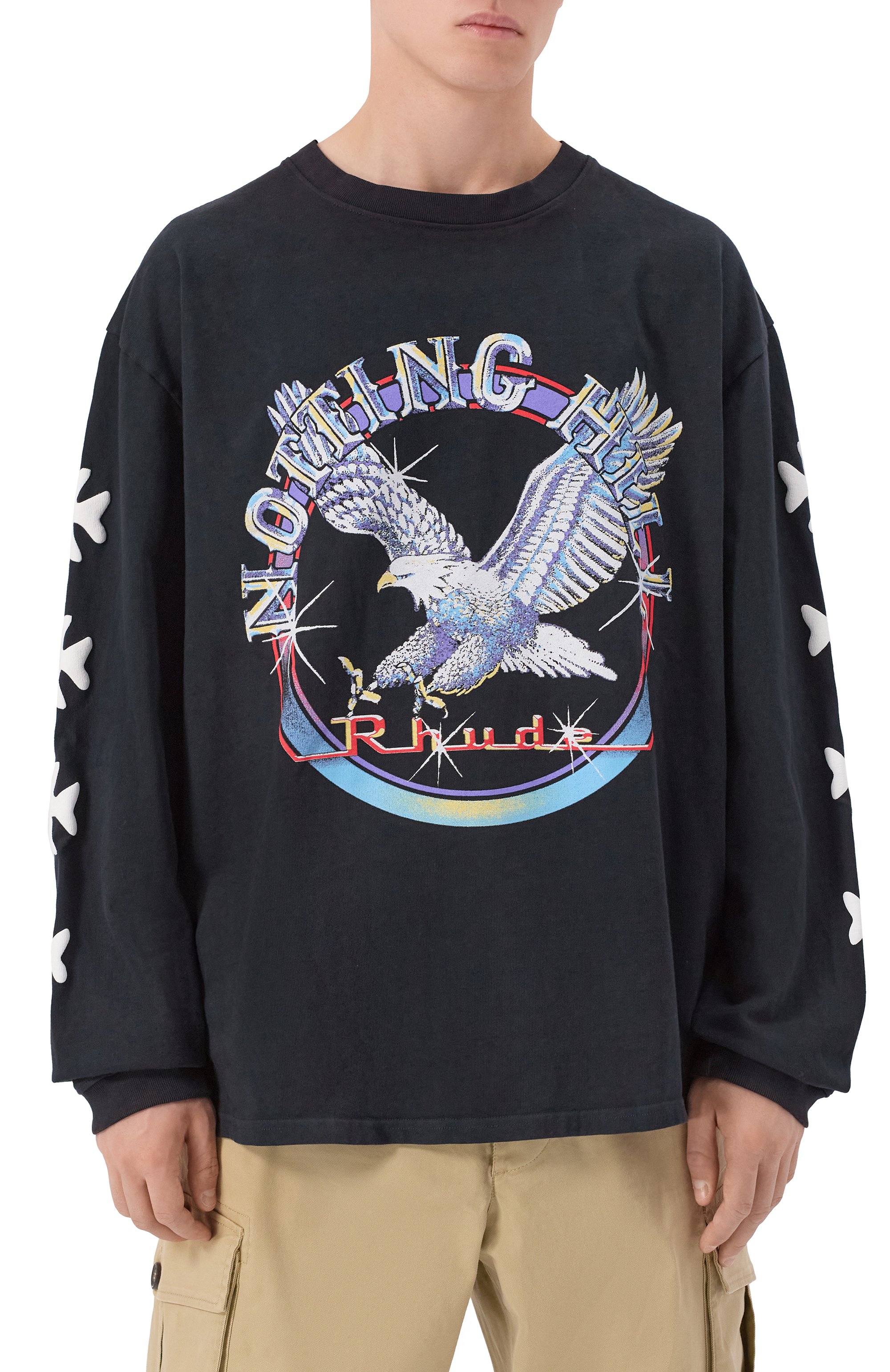 Хлопковый лонгслив RHUDE, арт. RHPF25TT14012, фото 3